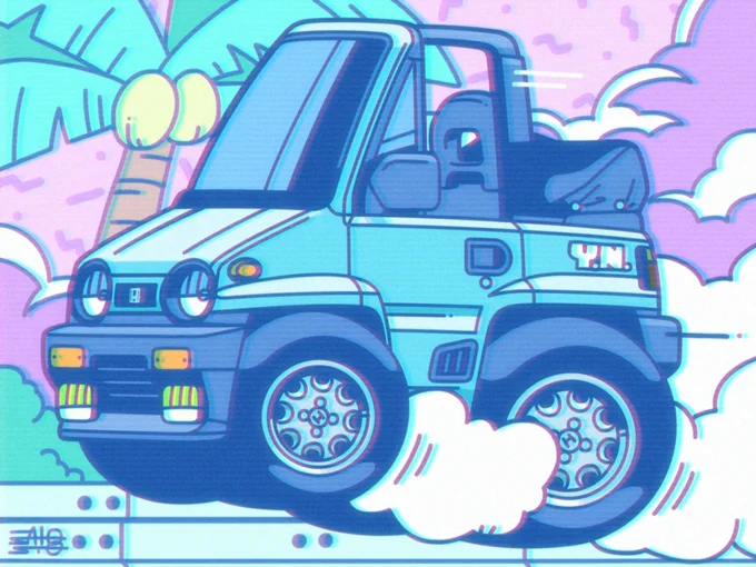 #80年代の臭いがプンプンするぜッーッな絵をあげよう 