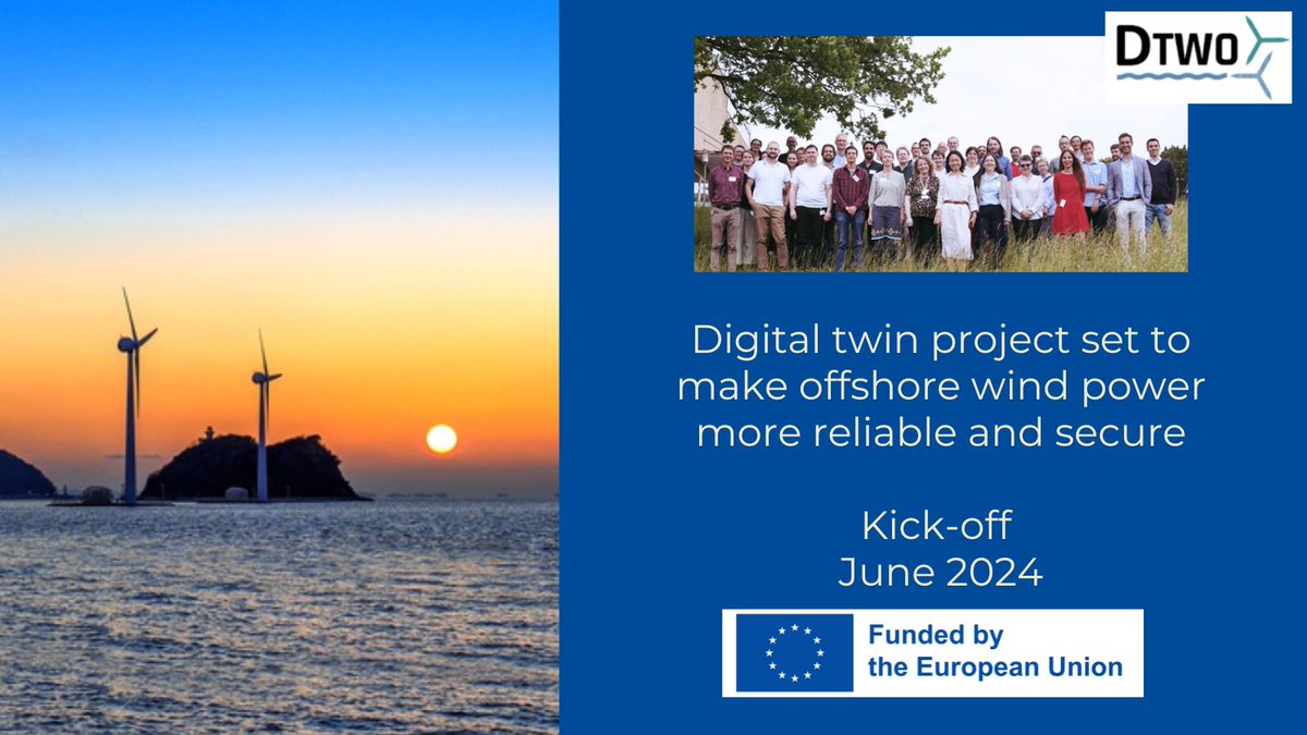 The EU's new Federated Digital Twins for Wind-Offshore project is developing a digital twin to simulate offshore wind power generation. This will boost energy reliability and security across Europe.
vki.ac.be/index.php/news…
  #DigitalTwin #WindEnergy #Innovation #HorizonEU