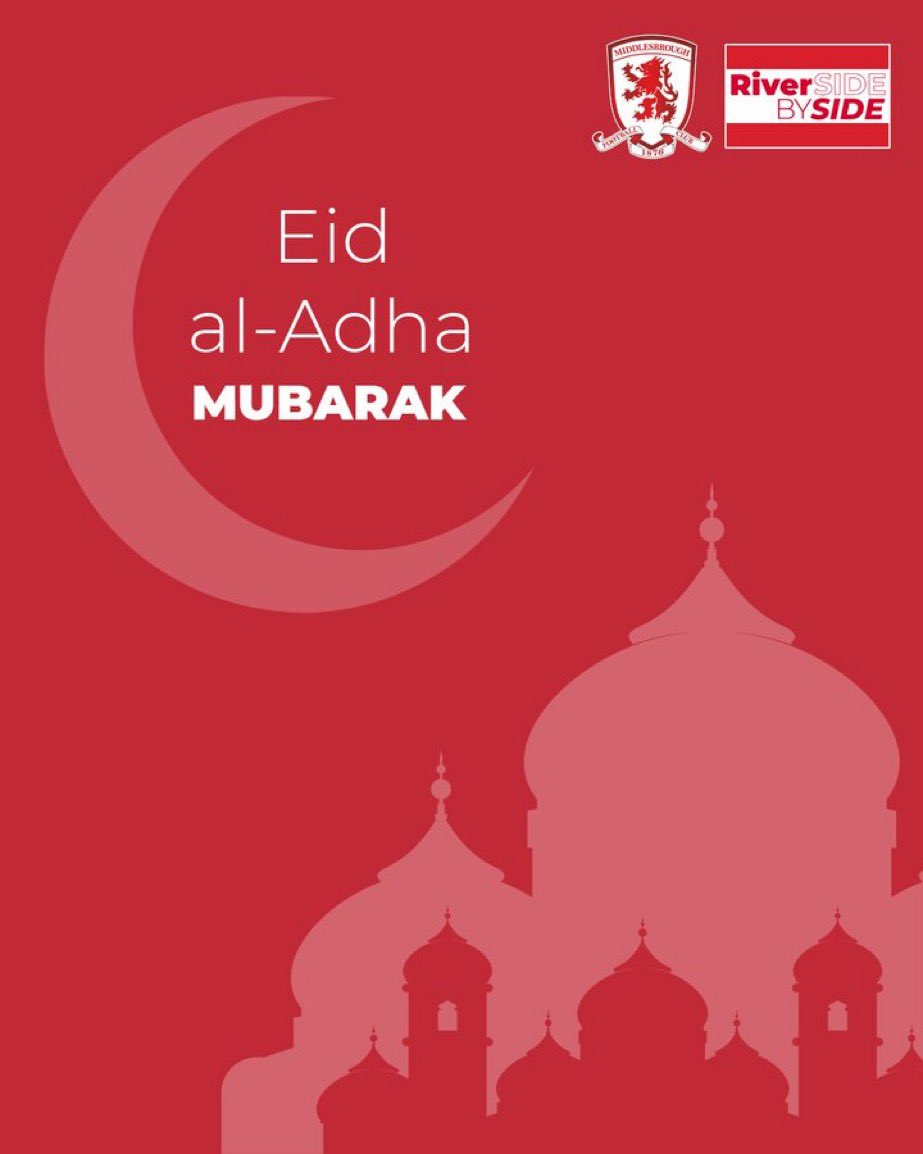 BoroWomen's tweet photo. Eid Mubarak to all #Boro fans celebrating!
#UTB #RiverSideBySide https://t.co/uT1dXXBxe6