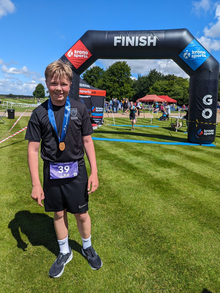 A huge well done to C. Allen who completed a triathlon yesterday at Stowe School. Allen cycled 5km ran 2.5km and swam 300m in just 39mins 13secs! What an outstanding achievement! Making us all #proudtobecampion <a href="/CampionEnrichm1/">Campion Culture</a> <a href="/Campion_School/">Campion School</a>