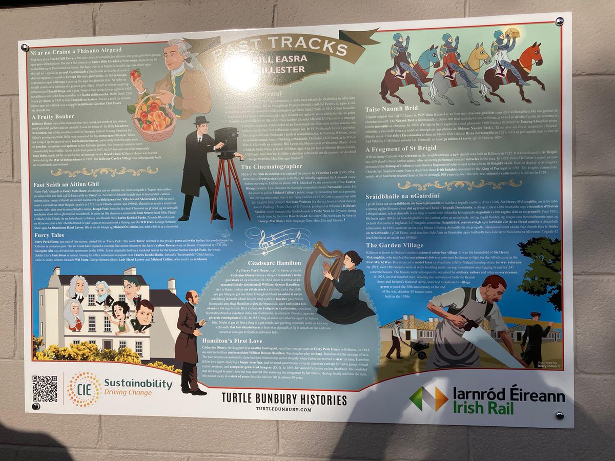 KillesterEstate's tweet image. It's fantastic to see this morning a new heritage sign at Killester DART Station by @IrishRail with a mention of the history of the Killester Garden Village among the wider history of the area☘️📌

#Killester #Heritage #IrishRail #HomesForHeroes