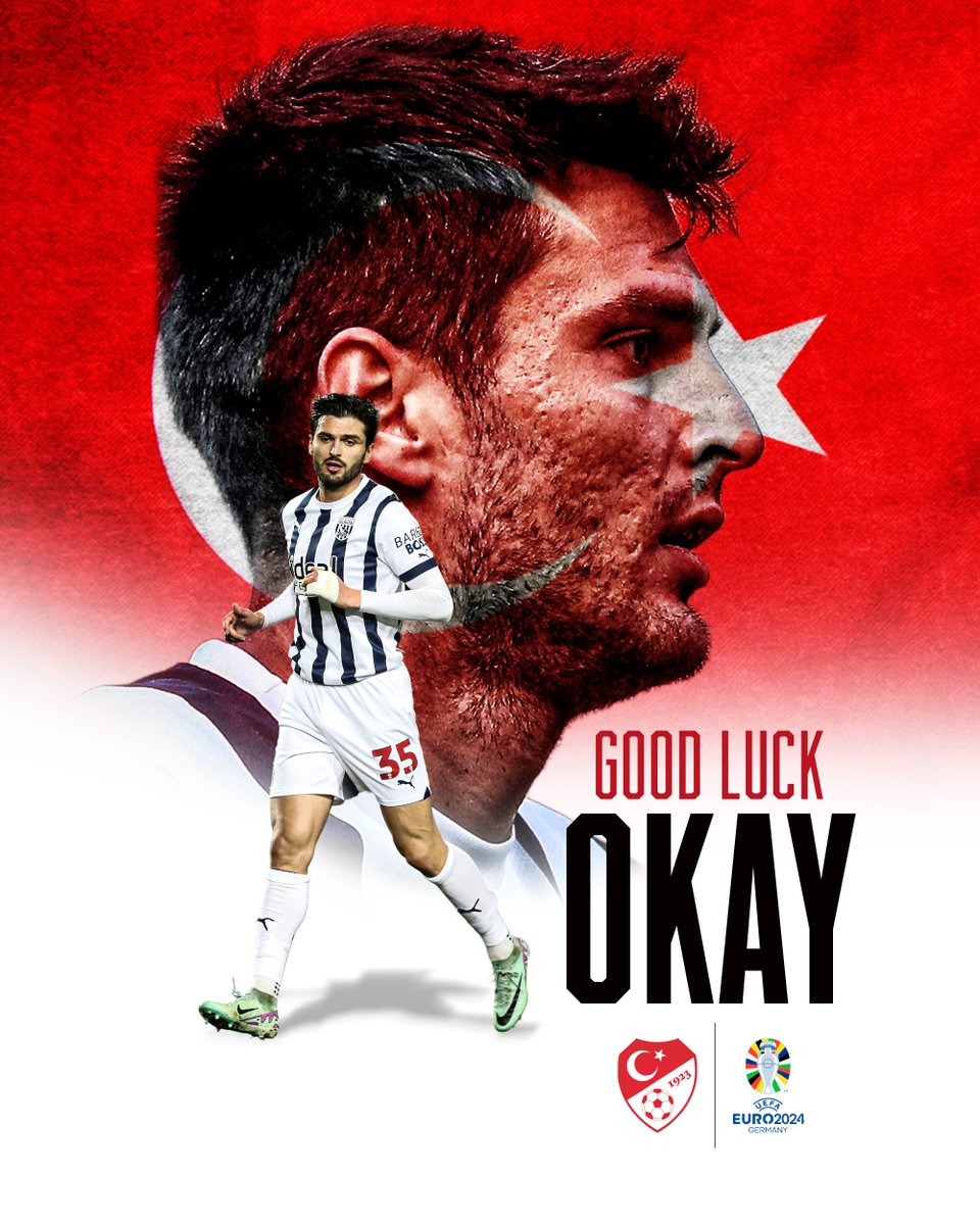 WBA's tweet image. Okay's @EURO2024 campaign begins today against Georgia! 🇹🇷

Good luck, @Okayokuslu! 🫶
