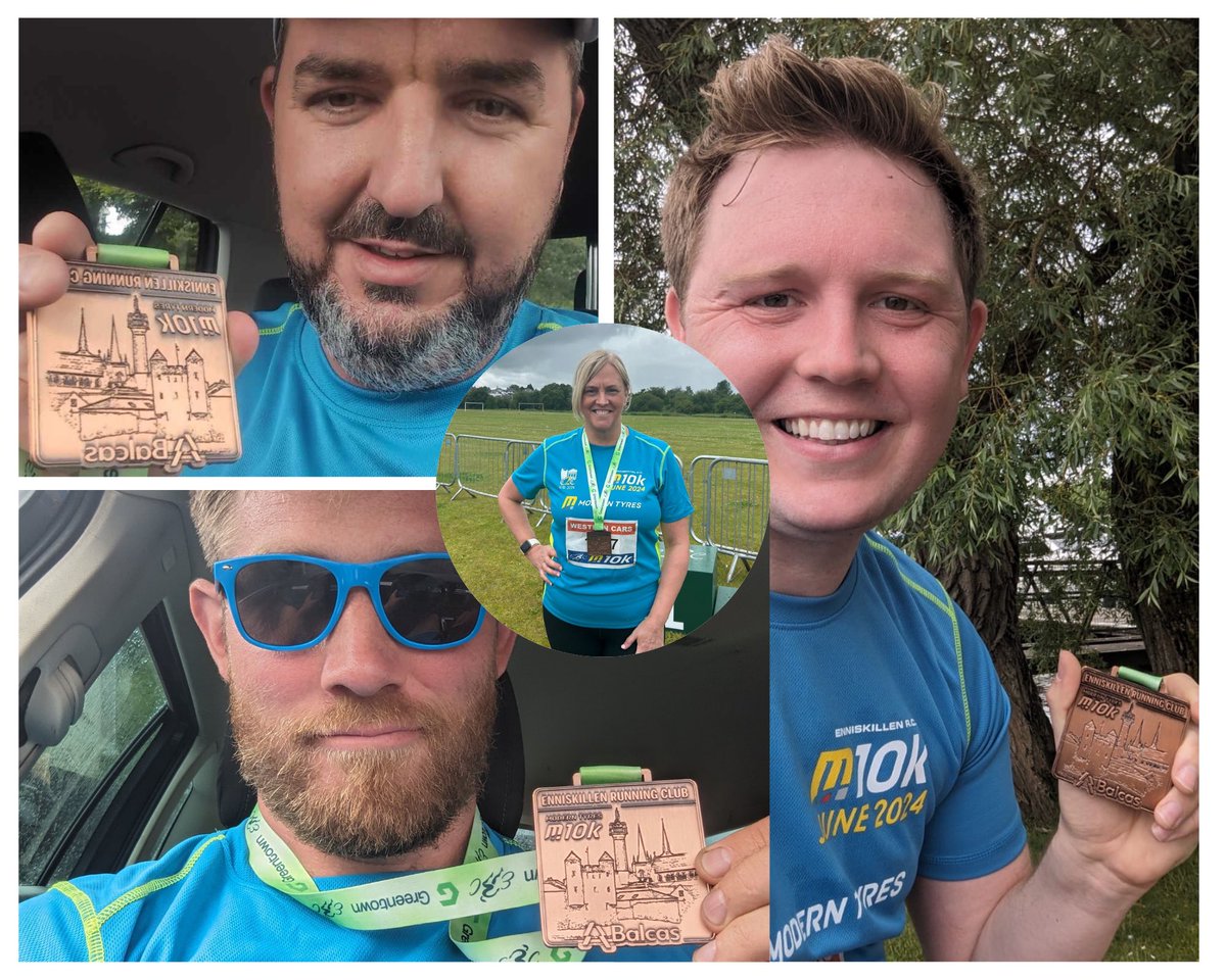 As sponsors we want to say well done to the 1000+ runners, walkers &amp; fabulous fundraisers, we hope your #Enniskillen10K medals are hanging pride of place.

Thanks to Shane, Johnny, Josef &amp; Barbara representing #TeamBalcas &amp; making it round in good time!

#BusinessInTheCommunity