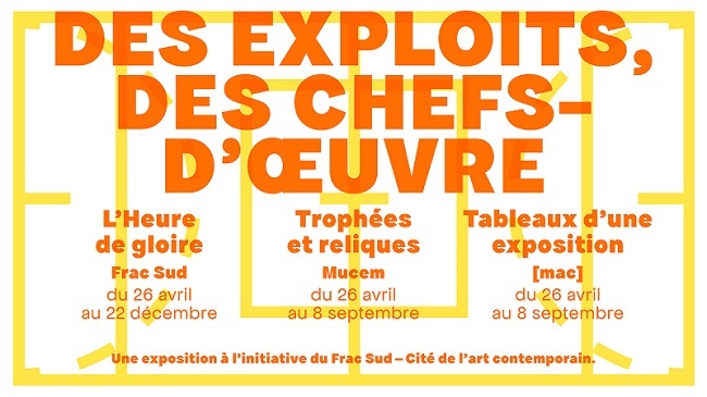 #IdeeDeSortie 🏆 | Quelles relations entre l’art et le sport ? Découvrez les réponses dans l'exposition "Des exploits, des chefs-d’œuvre" au <a href="/FracSud/">Frac Sud - Cité de l’art contemporain</a>.
Jusqu’au 22 décembre 2024 👉 swll.to/FracSud
#OlympiadeCulturelle @paris2024 @prefet13  @mucem <a href="/museesmarseille/">Musées de Marseille</a>