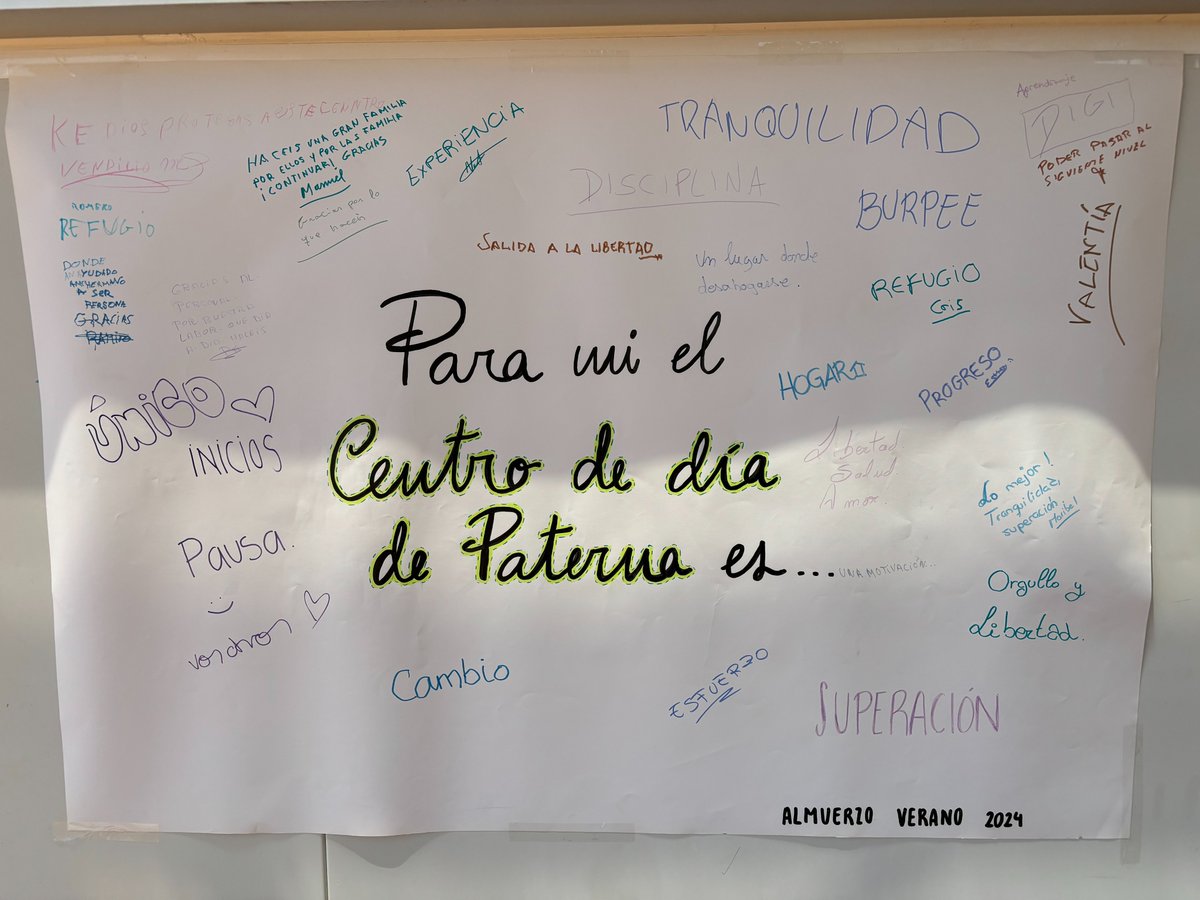 FAdsisValencia's tweet photo. ALMUERZO DE VERANO EN EL CD PATERNA ☀️🥰 Hoy hemos pasado un día agradable con las personas usuarias y familiares. Hemos empezado con unos juegos y seguido de un aperitivo para conocernos mejor.
#centrodedia #Paterna
 @aytopaterna https://t.co/vWnE8r18tD