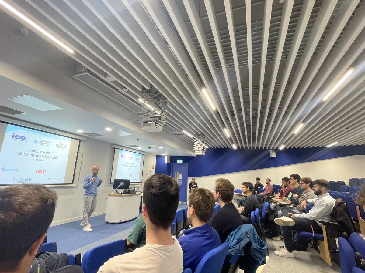 IEO (@ieo_tudublin) on Twitter photo We’re kicking off day 1 of our Horizons in Holography summer school with an opening ceremony from Prof. <a href="/i_naydenova/">Izabela Naydenova</a> and Dr. @RoskoGeorgiev 😁
Welcome to all of our visitors, we’re excited for the week ahead! 🇮🇪
<a href="/WeAreTUDublin/">TU Dublin / OT Baile Átha Cliath</a> We’re kicking off day 1 of our Horizons in Holography summer school with an opening ceremony from Prof. <a href="/i_naydenova/">Izabela Naydenova</a> and Dr. @RoskoGeorgiev 😁
Welcome to all of our visitors, we’re excited for the week ahead! 🇮🇪
<a href="/WeAreTUDublin/">TU Dublin / OT Baile Átha Cliath</a>