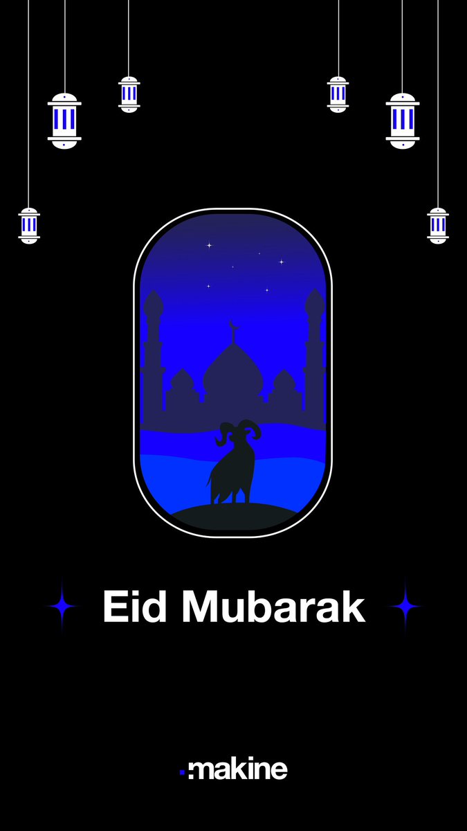 makinemedia's tweet photo. Eid Mubarak 💙 https://t.co/qyfx3QRahz