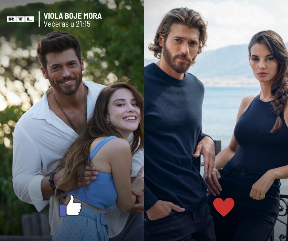 sontyk's tweet photo. IG rtl_hr
With which actress of Can Yaman has the best chemistry?
Özge & Can Yaman
Francesca & Can Yaman
We are watching the new series 'Viola the Color of the Sea' tonight from 21:15 on RTL or already now on #voyohr!
#violabojemora #canyaman
#rtlhr
#CroatianTelevision https://t.co/ESQ9QbH1Tq