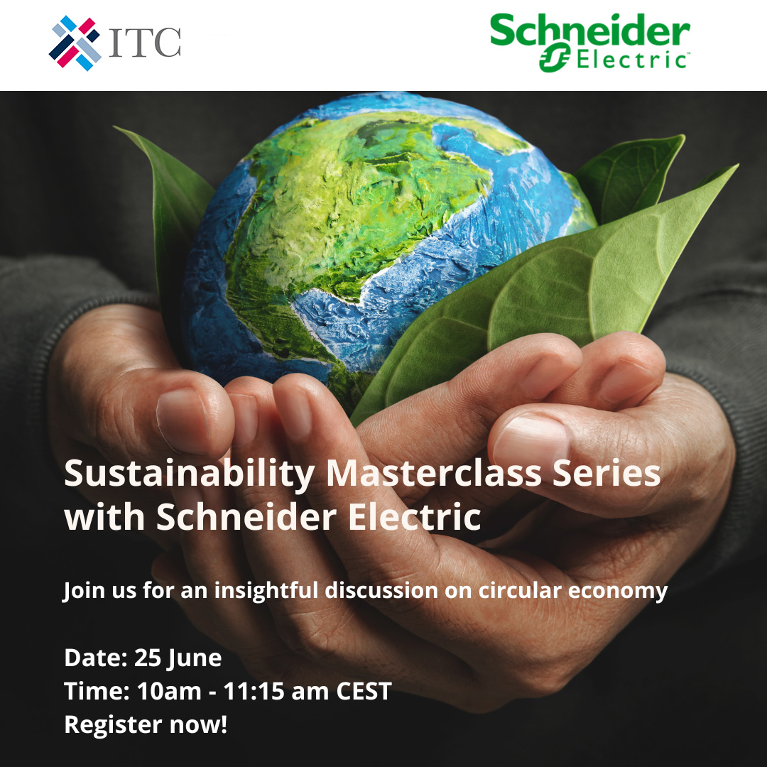 ITCnews's tweet photo. Sustainability Masterclass with @SchneiderElec on The Circular Economy!

Learn how to implement sustainable practices that reduce waste &amp; promote resource efficiency.

📆 25 June 🕙 10 a.m. CEST

Register now ➡️ https://t.co/wjXKL3klCn https://t.co/3oPESN2VFp
