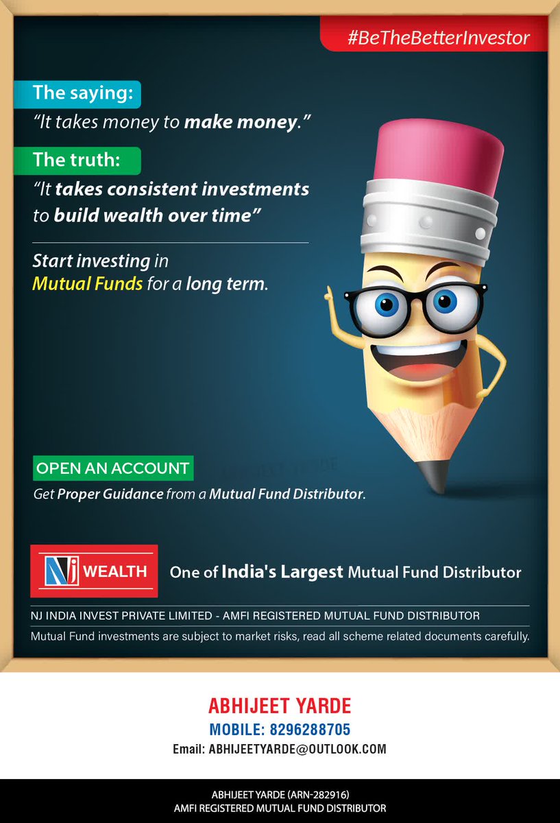 Shatter Money Myths: Optimise Investments with Mutual Funds #BeTheBetterInvestor Open An Account Now &amp; Get Proper Guidance of a Mutual Fund Distributor - p.njw.bz/34194