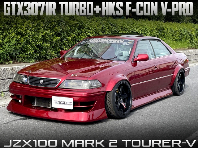 1JZ-GTE改GTX371Rシングルターボ!HKS製F-CON V-PRO制御!JZX100マークII