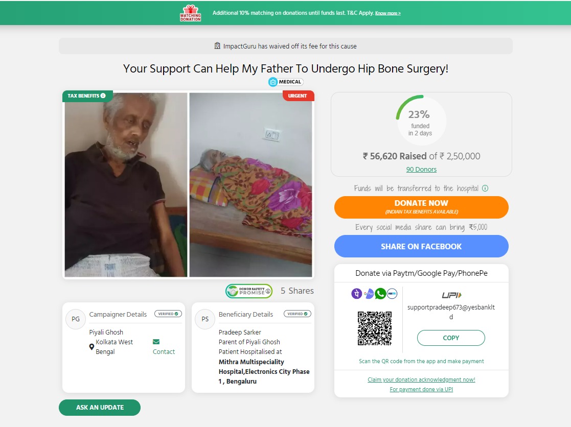 PIYALIS94134809's tweet image. My Twitter fam my dad condition is really critical any help would be helpful for us.
I need my dad to get cure I cannot see him in this condition woh mere hero hai #helpmydad
#impactguru
#Donations
#needhelp
#favour
#biggbossott3
#anilkapoor
#FathersDay

impactguru.com/fundraiser/hel…