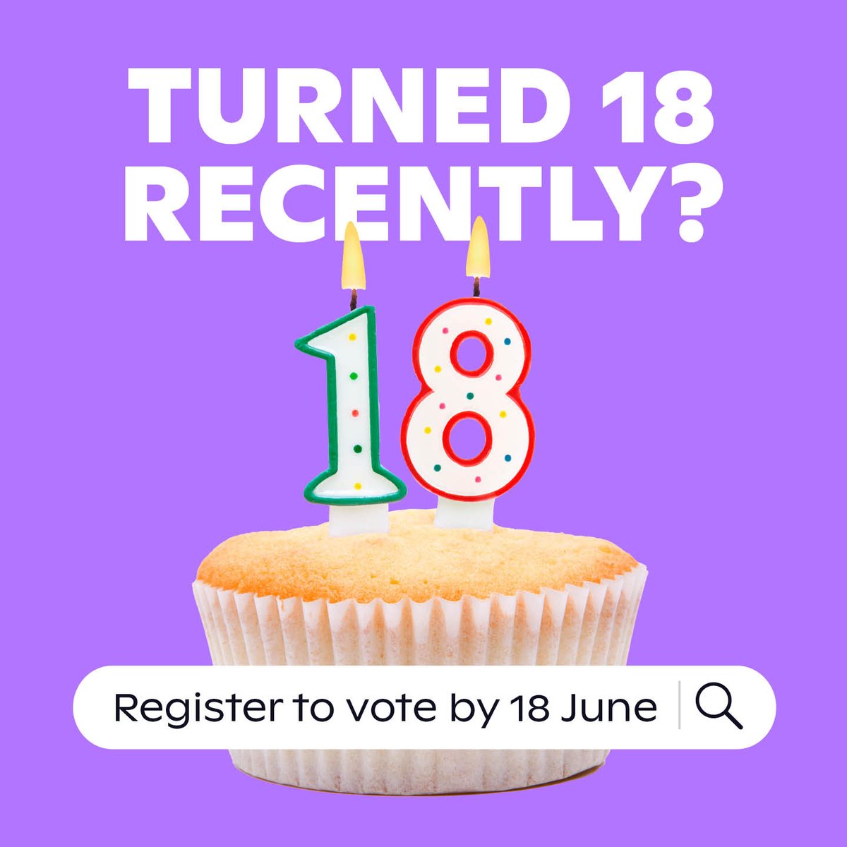 Will you be 18 by 4th July? You can vote in the General Election! justregister.org.uk/?source=twitte…