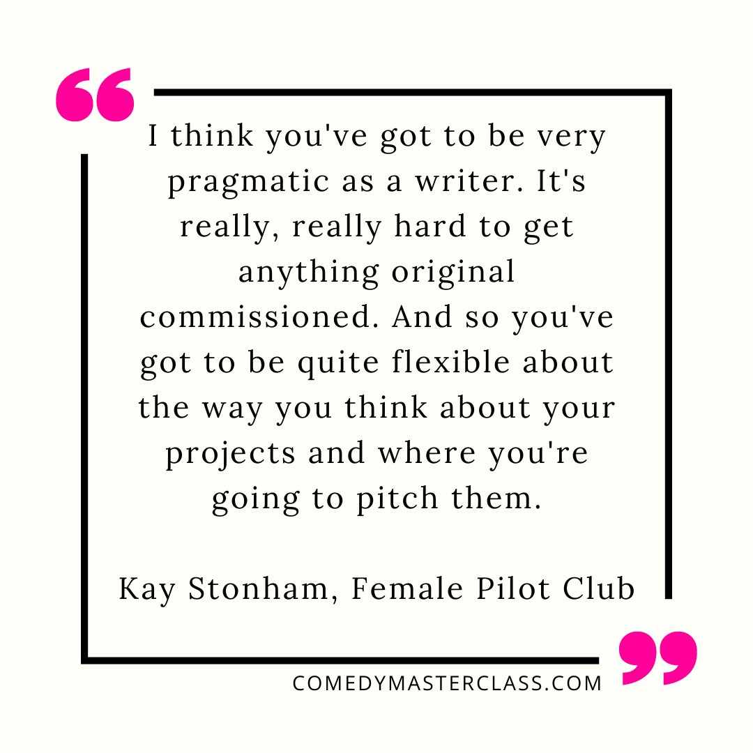 In this episode of Comedy Masterclass <a href="/kaystonham/">Kay Stonham 💙</a>, writer and Co-Founder of <a href="/femalepilotclub/">@femalepilotclub</a> generously shared her industry expertise. Really valuable insights for creating and sustaining a career as a comedy writer. 
comedymasterclass.com/podcast/59-kay…
youtu.be/kjbUL7RXlRk?si…