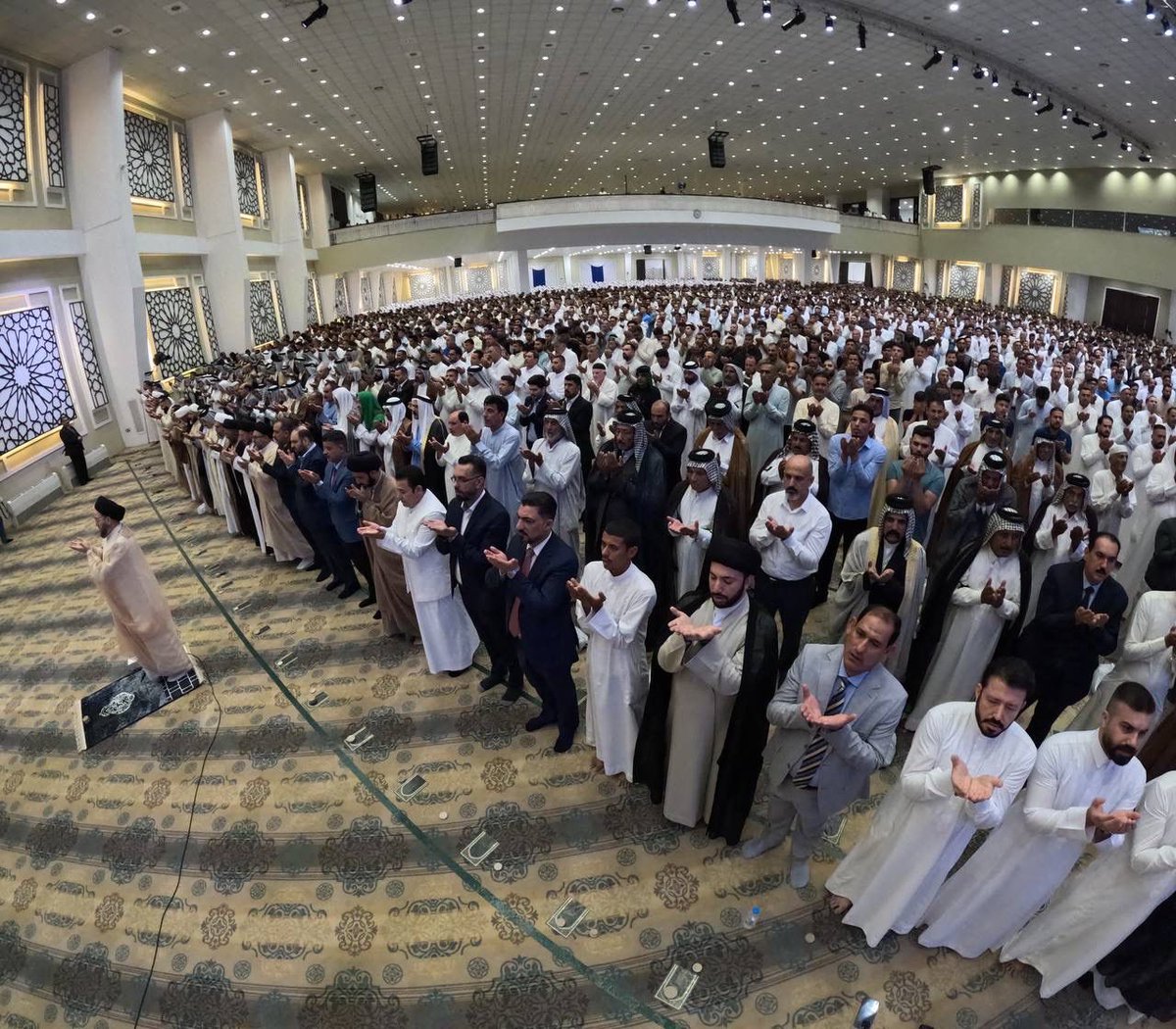 #صلاة_العيد_بإمامة_الحكيم