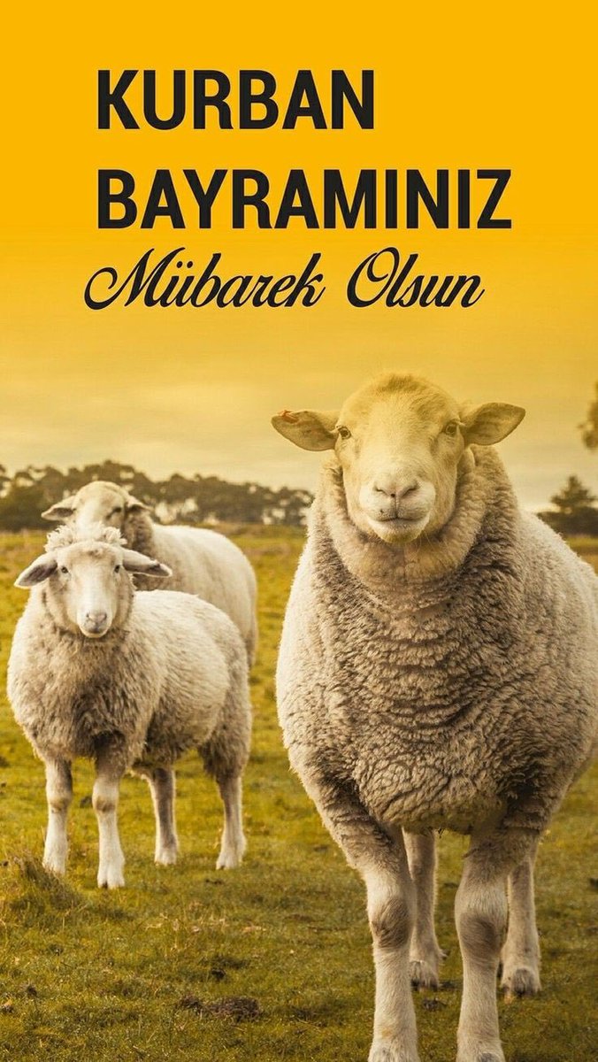 #KurbanBayramımızMübarekOlsun , sevdiklerinizle beraber nice,  sağlıklı mutlu bayramlar geçirmenizi dilerim. 
Ahmet Kıreker