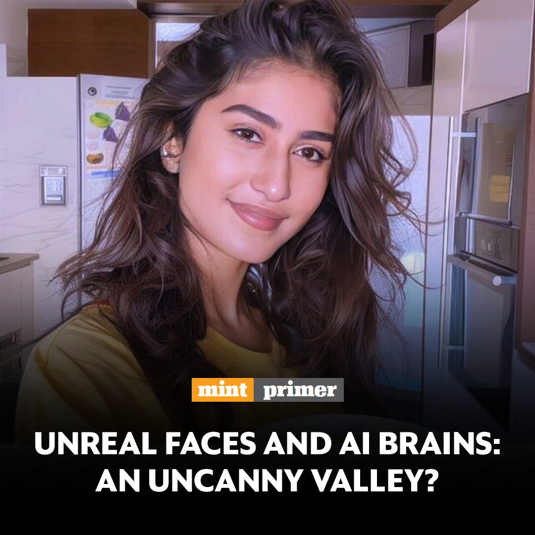 livemint's tweet photo. #MintPrimer | An Indian avatar is in the world’s first #AIbeautypageant shortlist, where two of the four judges are also #AI-powered.
Mint explores the pros and cons of AI’s growing influence, from AI CEOs and assistants to realistic AI #deepfakes and #voiceclones.
Read here: https://t.co/Mxsh6gQb70
