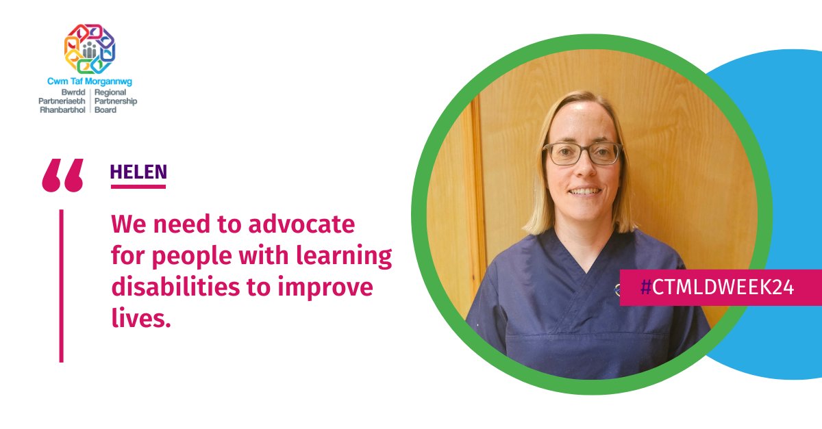Helen Thompson is a Community Learning Disabilities Nurse, supporting people living in CTM.

She is passionate about ensuring people with learning disabilities have the support they need to live happy and healthy lives.

#CTMLDWeek24 #doyouseeme #learningdisabilityweek
