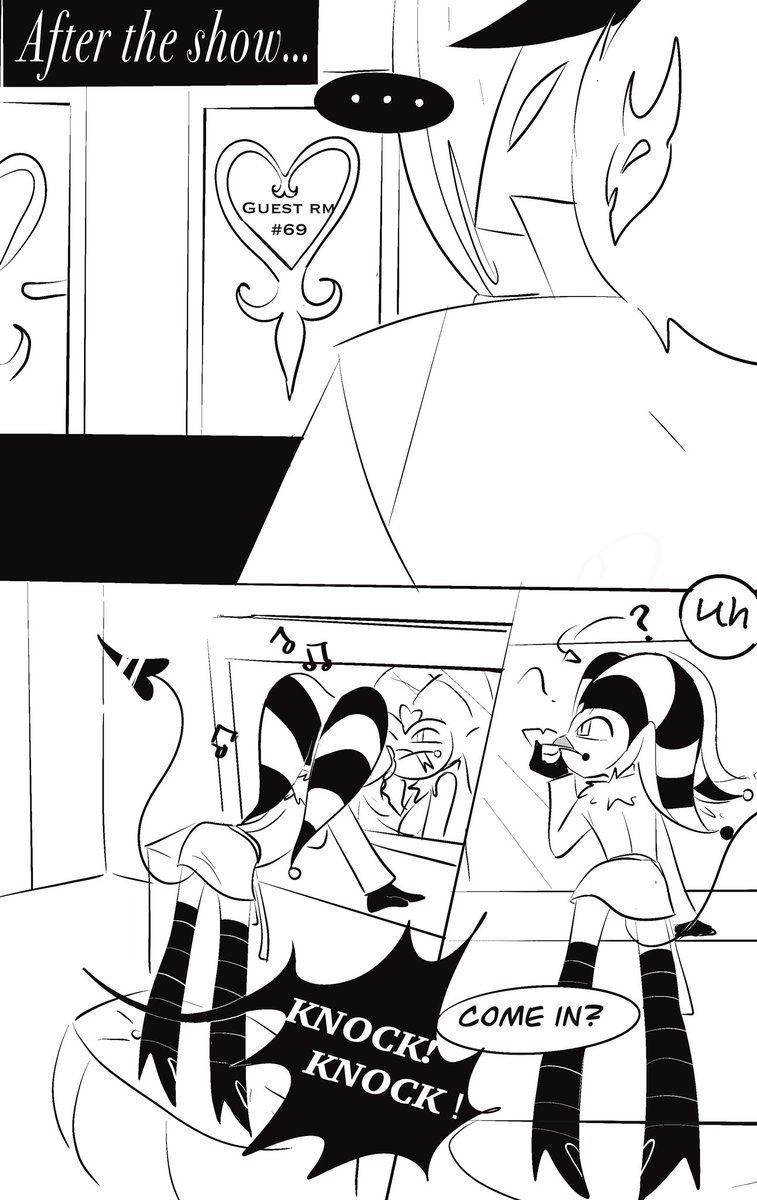 Adepravedgirl's tweet photo. For One Night Only Part: 2.5 #fizzmodeus #fizzarozzie #helluvaboss #helluvabosscomics #fizzarozziecomic #Fizzmodeuscomics #fizzarozziecomics #Fizzmodeuscomic #HelluvabossFizz #helluvabossfanart https://t.co/HJWzSItjhk