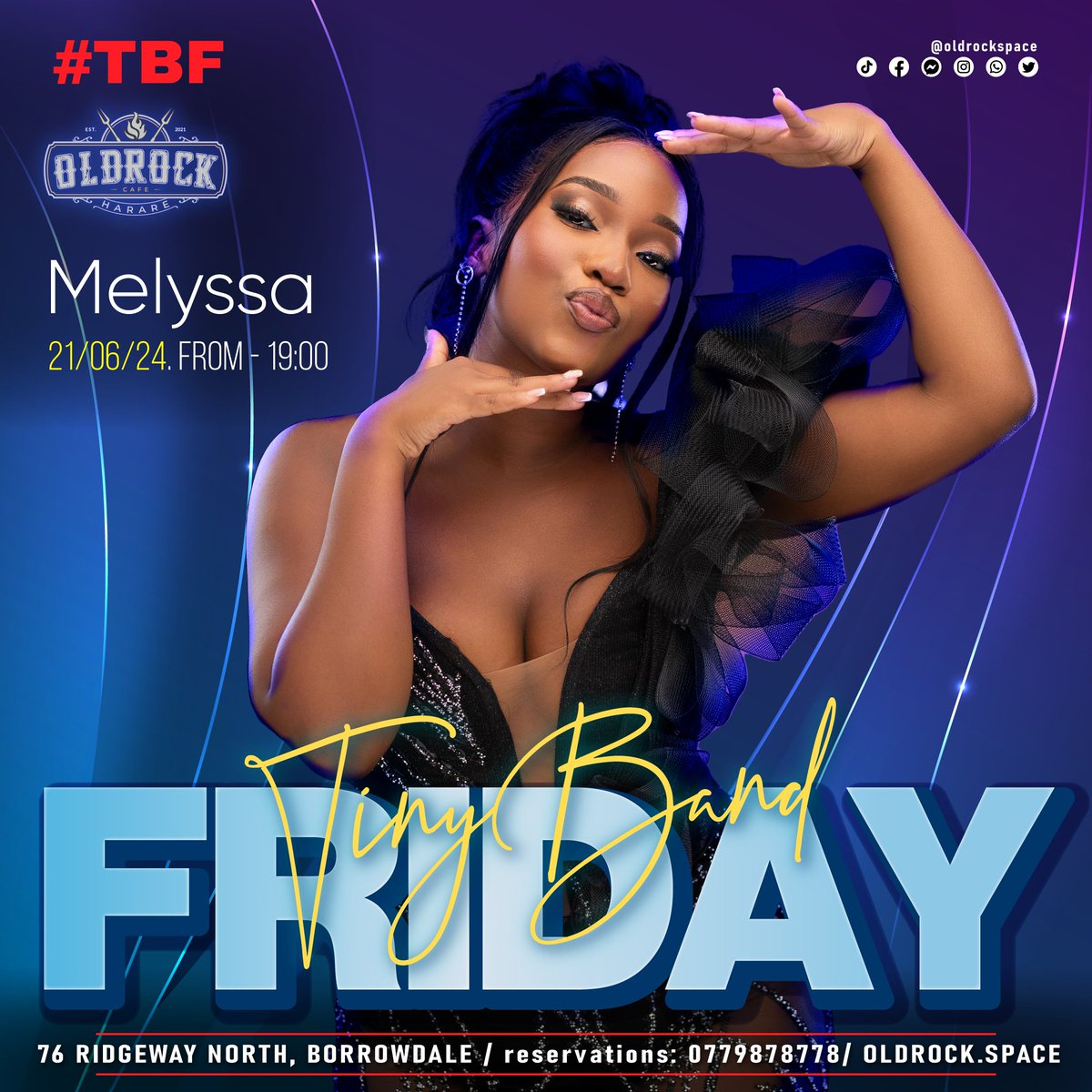 oldrockspace's tweet image. Get ready for another awesome Friday! Make the most of your Friday night with Tiny Band Friday at the Old Rock Cafe! Who&apos;s coming to catch some tunes? #TBF #OldRockCafe #Melyssa #Food #Drinks #Mbaura #Friday