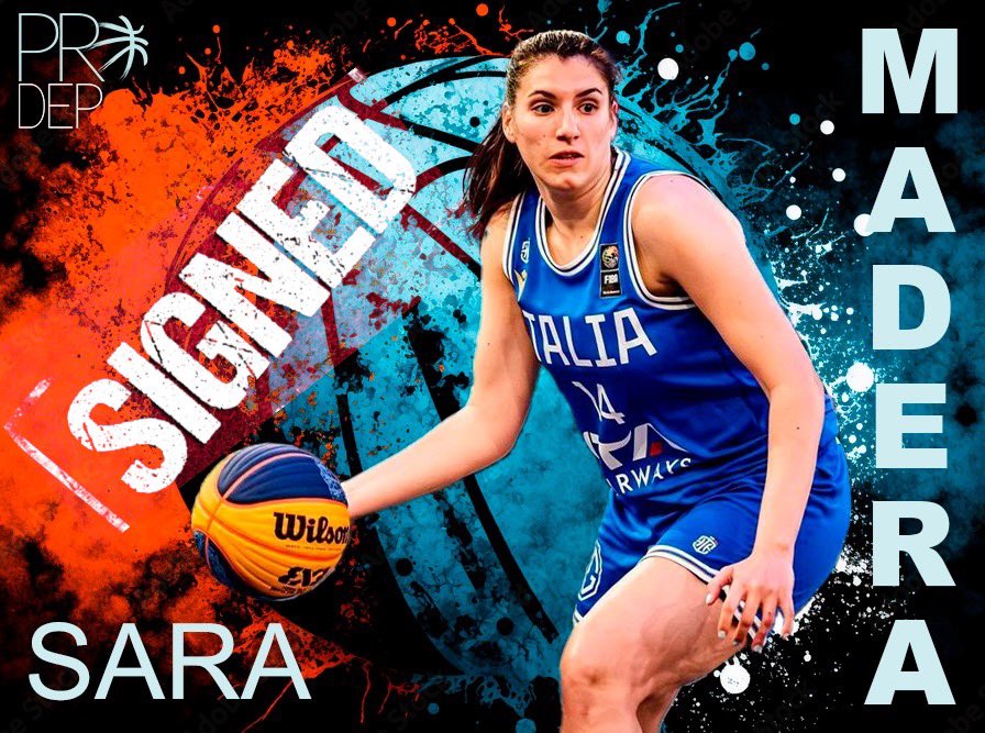 🚨 happy to 📣 that <a href="/saramade20/">Sara Madera</a> ✍🏻 with <a href="/magnoliabasket/">Javier Troya</a> 🇮🇹 🚨 congratulations Sara ! #teamprodep @prodep_basketball @aleksandravujovic14