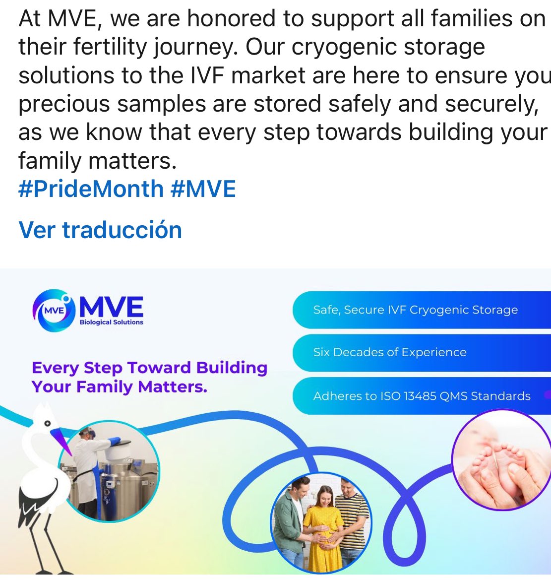 Como distribuidores de #mve en España y Portugal comprometidos con la #seguridad de las #muestras