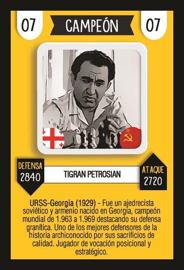 Tal día como el 17 Junio, falleció Pillsbury (1906), un auténtico genio del ajedrez a ciegas. Caissa compenso esta pérdida en 1929 con el nacimiento este mismo día de Tigran Petrosian, campeón del Mundo. Un día señalado!