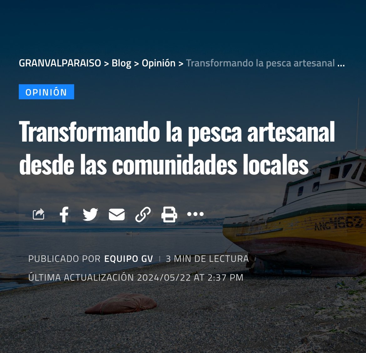 Transformando la pesca artesanal desde las comunidades locales granvalparaiso.cl/opinion/transf… vía <a href="/gvalpo/">Granvalparaiso.cl</a>
