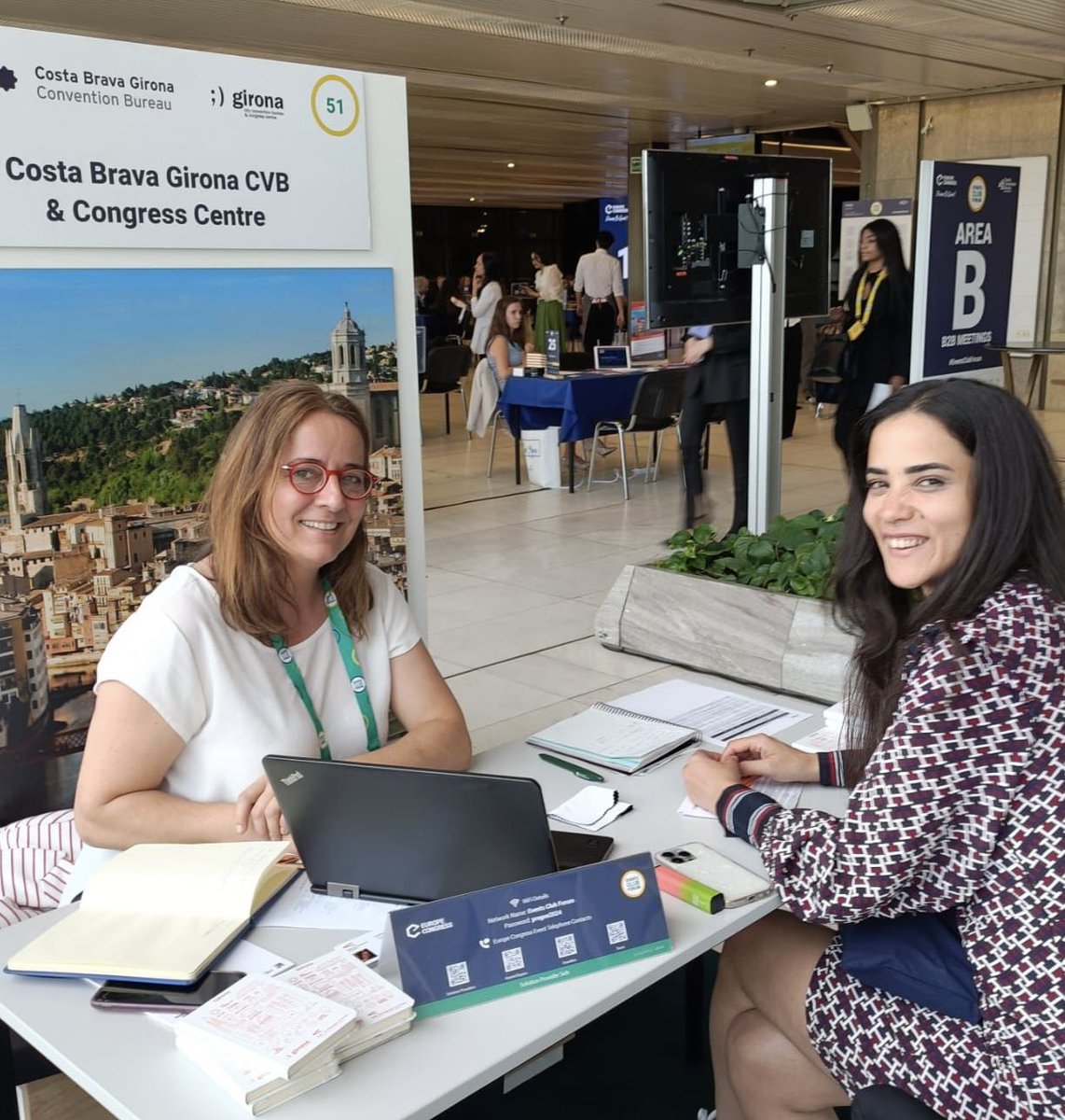 palco_gi's tweet image. Attending the #EventsClubForum in Prage: B2B meetings, expanding our business network, making new connections and promoting #Girona as a #MICE destination  

@CostaBravaCB @EuropeCongress
#PalauCongressos #GironaEmociona