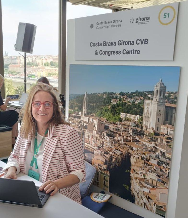 palco_gi's tweet image. Attending the #EventsClubForum in Prage: B2B meetings, expanding our business network, making new connections and promoting #Girona as a #MICE destination  

@CostaBravaCB @EuropeCongress
#PalauCongressos #GironaEmociona