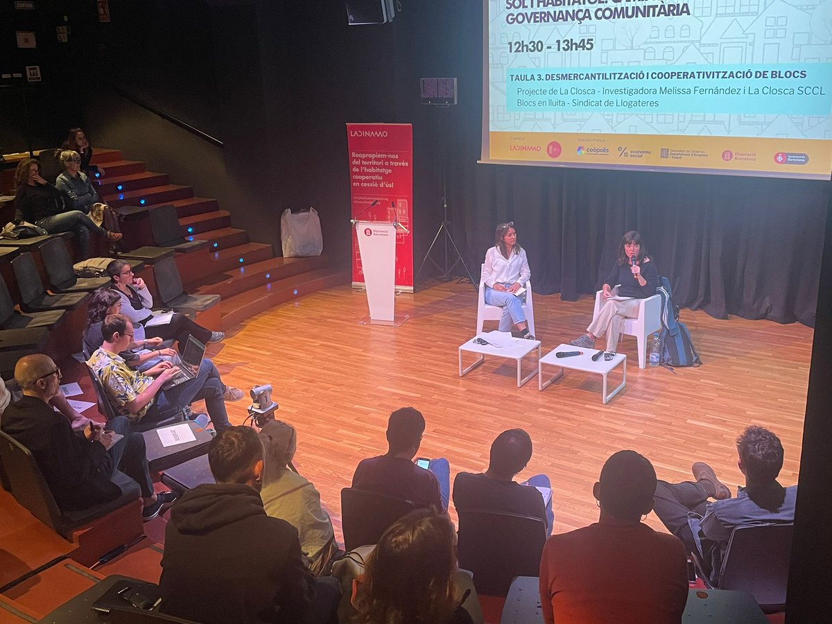 🗣Recupera la jornada sòl i habitatge: camins cap a una governança comunitària 

🔸Cooperatives d'habitatge dispers
🔸Sòl comunitari i béns comunals
🔸Desmercantilització i cooperativització de blocs

🗞ja.cat/vWNFs
💻youtube.com/watch?v=jZ6N3m…