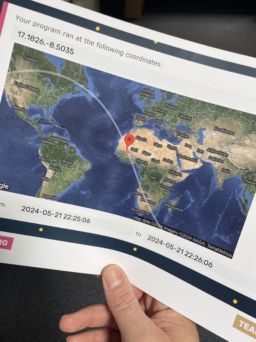 PATKingsSchool's tweet image. King’s in space! 🛰️ Well done to all members of Code Club who participated in the Astro Pi challenge! Your code was successfully run in space on the International Space Station! #code #getkidscoding #BeKings