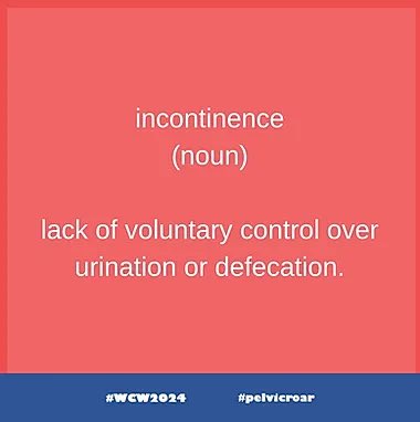 pelvicroar's tweet photo. Today is the start of world continence week 2024, so let’s share and make sure everyone knows that leaking is #commonnotnormal
#WCW2024 https://t.co/dcABjHAWnB