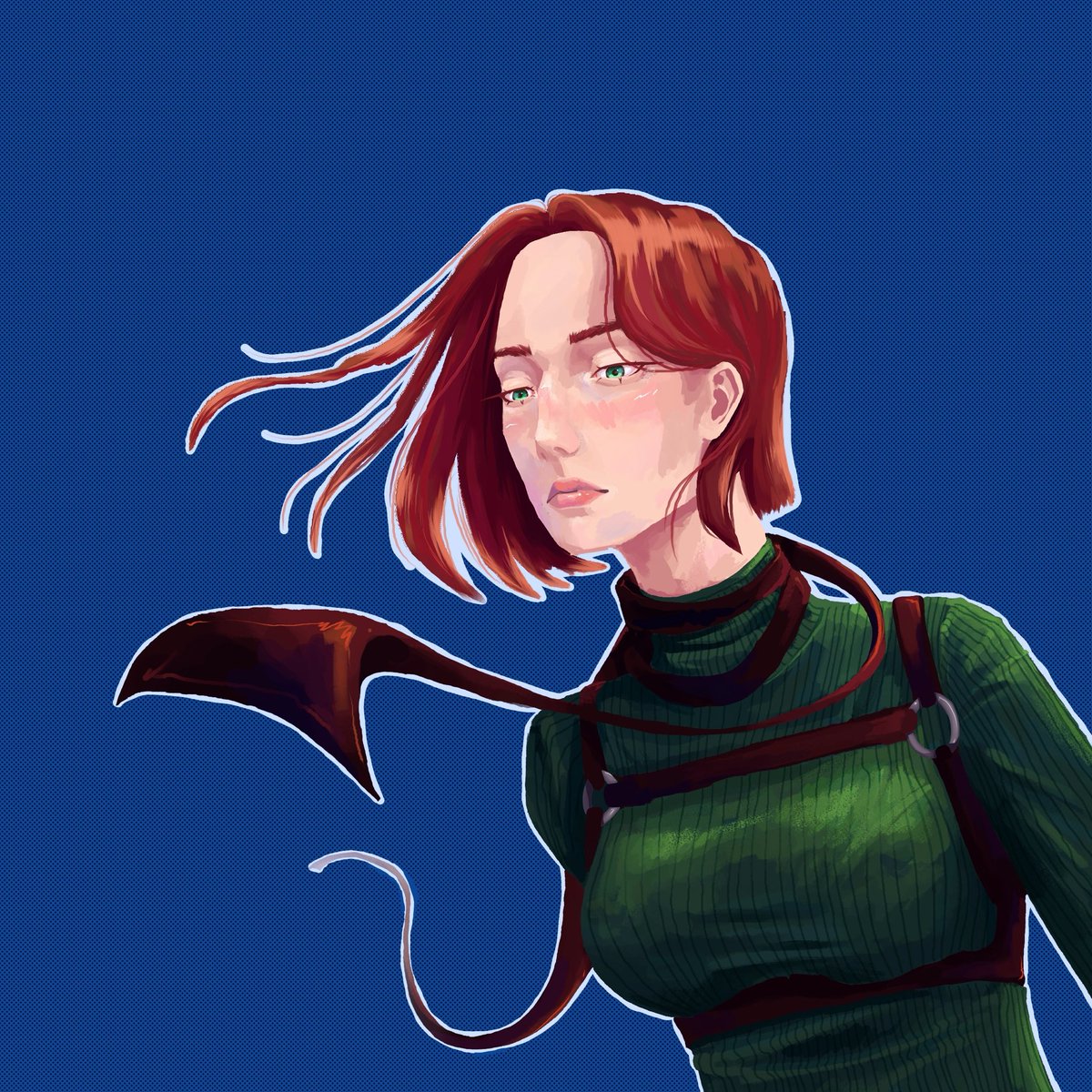Забыла дорисовать колечки в прошлый раз
#art #wlw #oc