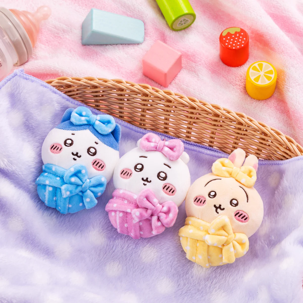 【ちいかわ】 おくるみ ぷち ミニ マスコット ３点セット ちいかわマーケット公式 on X: 