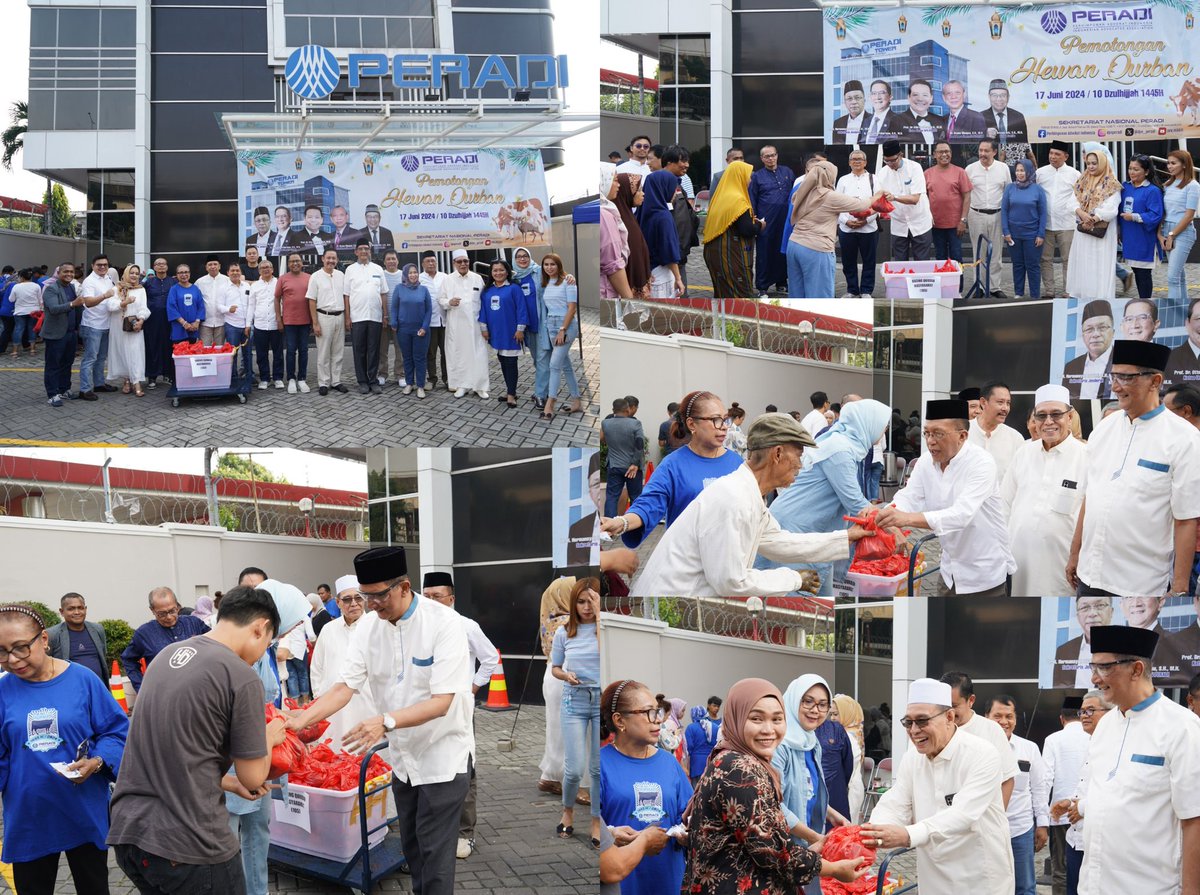 Perhimpunan Advokat Indonesia 
"Pemotongan Hewan Qurban" 

17 Juni 2024 
PERADI TOWER
Jl. Jend. Achmad Yani No.116, Jakarta Timur