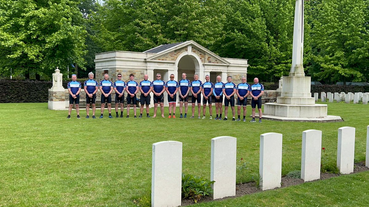 Over the course of four days (6 June to 9 June) a team of 65 veterans, former service personal and their friends and family cycled 320 miles from Calais to Dunkirk, Ypres, Antwerp and Arnhem. theforshawgroup.com/2024/06/cyclin…

#TheForshawGroup #DDay @GBultras