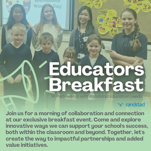 Have you signed up for the Educators Breakfast at the University of Leeds on Wednesday? A perfect opportunity to explore innovative ways for your school to work with the university.

forms.office.com/Pages/Response…

#collaboration #universityofleeds