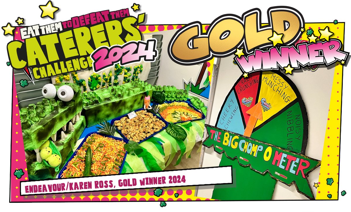 Veg Power (@vegpoweruk) on Twitter photo Huge congrats to our 2 Gold Winners of the Caterer's Challenge, including the wonderful Endeavour Primary School - what a great display! Thanks to <a href="/TildaChef/">Tilda Chef</a> for sponsoring, and check out the highlights and other winners here: eatthemtodefeatthem.com/caterers/caterโฆ Huge congrats to our 2 Gold Winners of the Caterer's Challenge, including the wonderful Endeavour Primary School - what a great display! Thanks to <a href="/TildaChef/">Tilda Chef</a> for sponsoring, and check out the highlights and other winners here: eatthemtodefeatthem.com/caterers/caterโฆ