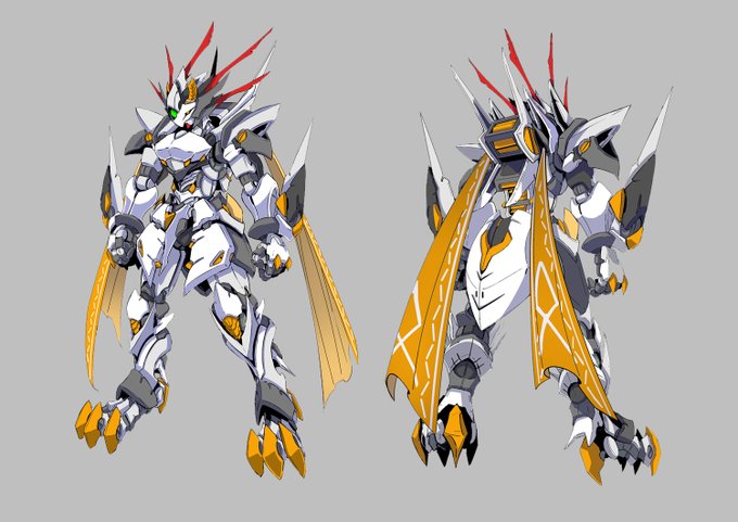 多分、私のフォロワーの9割が知らないと思うんですけど、エルトリアは大のロボット好きで、私が書く一般向け小説の殆どには巨大人型ロボットが出てきます。
ということで主役機を二機ご紹介! 