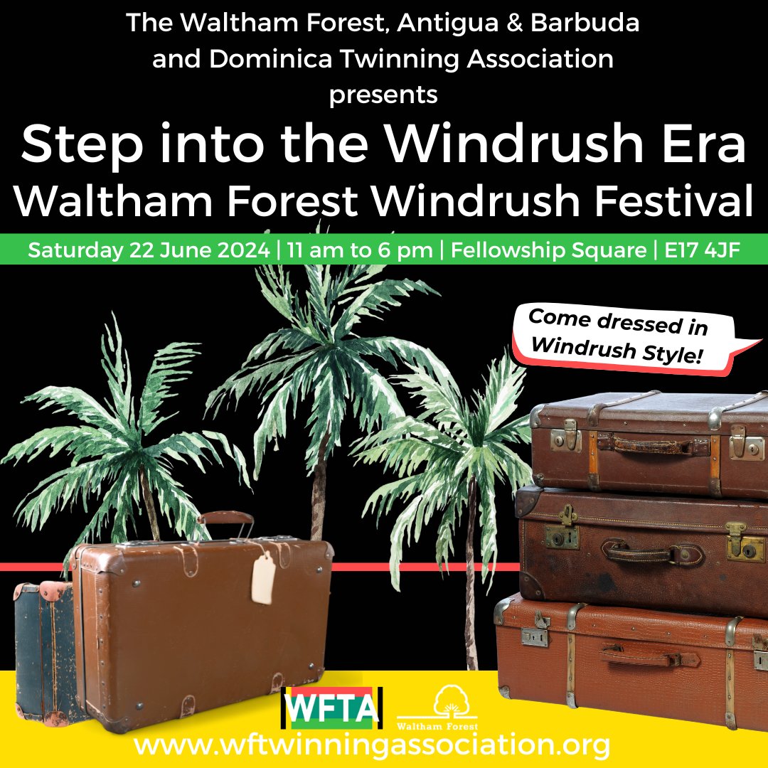wftassociation's tweet photo. Come and say hello we are participating in the @wfcouncil @LBWFculture Windrush Festival. Our interactive exhibition 'Step into the Windrush Era' tells the story of those who left Caribbean islands for the UK. Activities are suitable for everyone, see you there! #WindrushDay2024 https://t.co/RS6tvoa20F