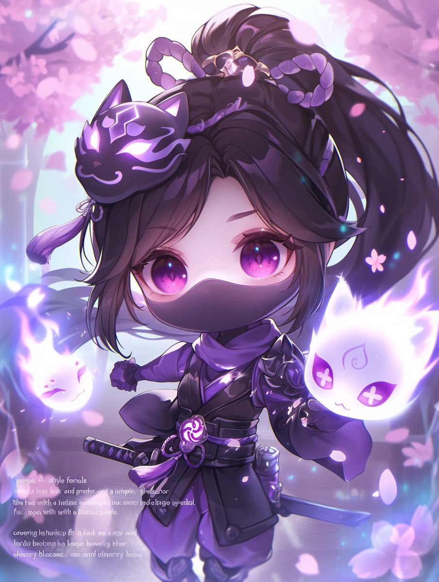 seven_1_eight's tweet image. 〈二次創作〉

きょうの『狐白』！！！
なんか猫がいるけど笑

引用元のチャットGPTで画像生成して
Haiperに画像食べさせたらできた！

誰でも作れるのでぜひ二次創作を楽しもう♪───Ｏ（≧∇≦）Ｏ────♪
#クリプトニンジャ咲耶  #Ninjaart