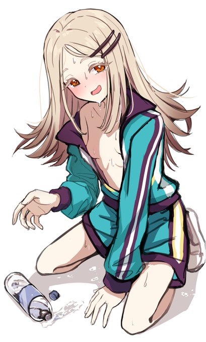 篠澤広のジャージの下って素肌だよねっていう妄想。 我ながらめっちゃえっち。みんなも描いてくれ。 