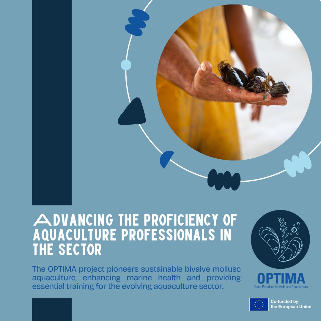 OPTIMA_eu's tweet image. A bit about our project! 🐚

The OPTIMA project is a pioneering initiative set to redefine seafood farming with a focus on sustainable bivalve mollusc cultivation.

Visit our website to learn more! 👉 optima-erasmusproject.eu 

#ShellfishFarming  #Aquaculture #EUproject