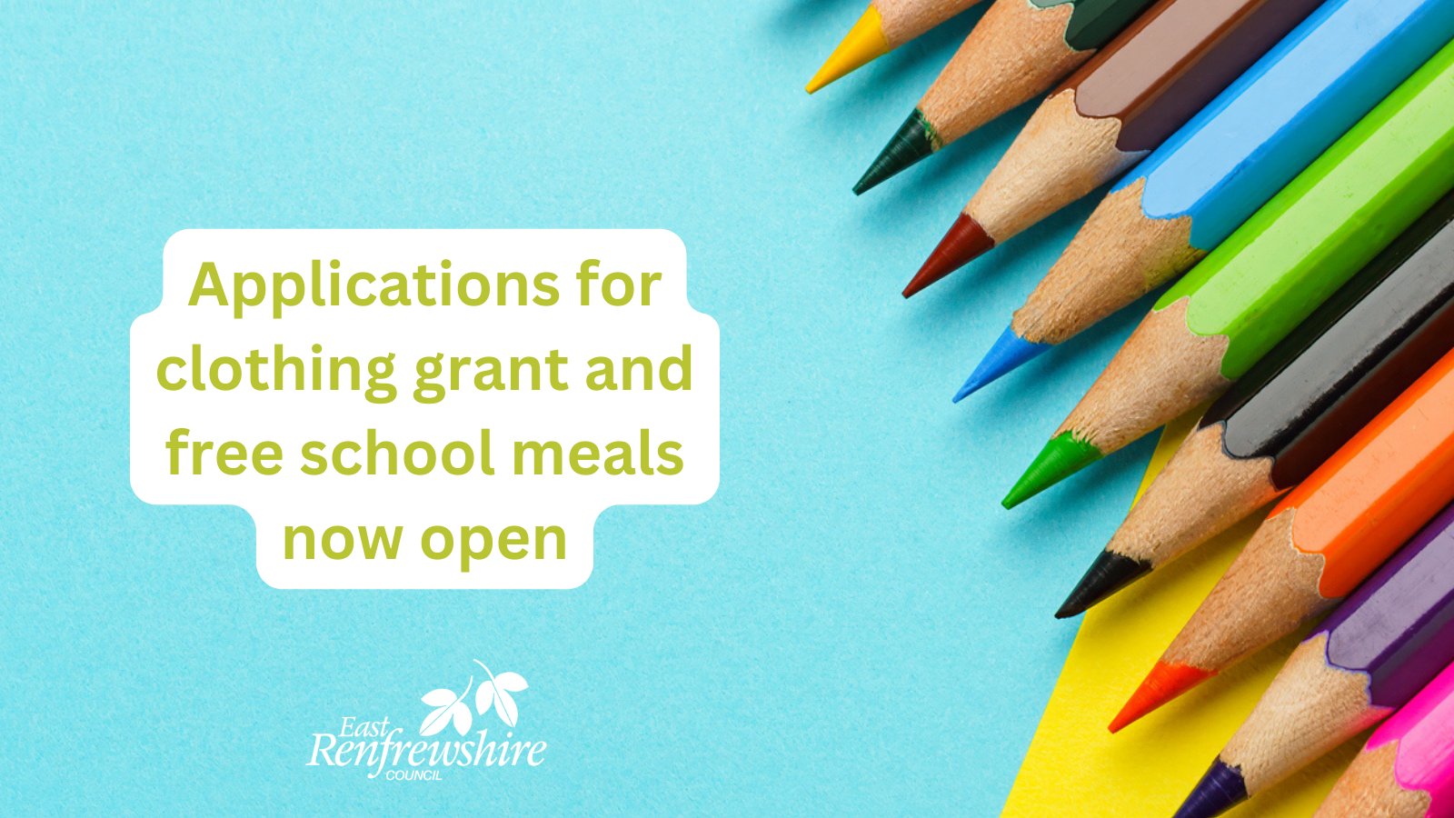 East Renfrewshire on X: &ldquo;Applications for clothing grant and free 