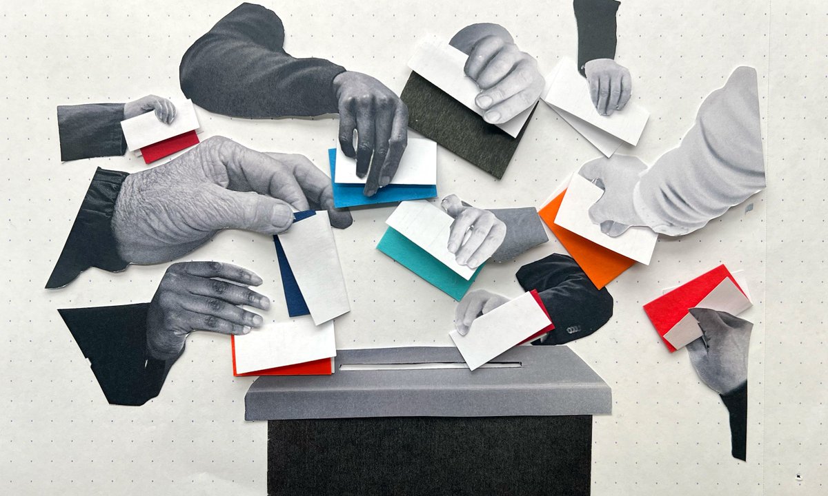 The Guardian editorial design team is making all its election artwork by hand, in-house, out of paper. We talk to the team about why, and how it's going so far > buff.ly/45qg5oU