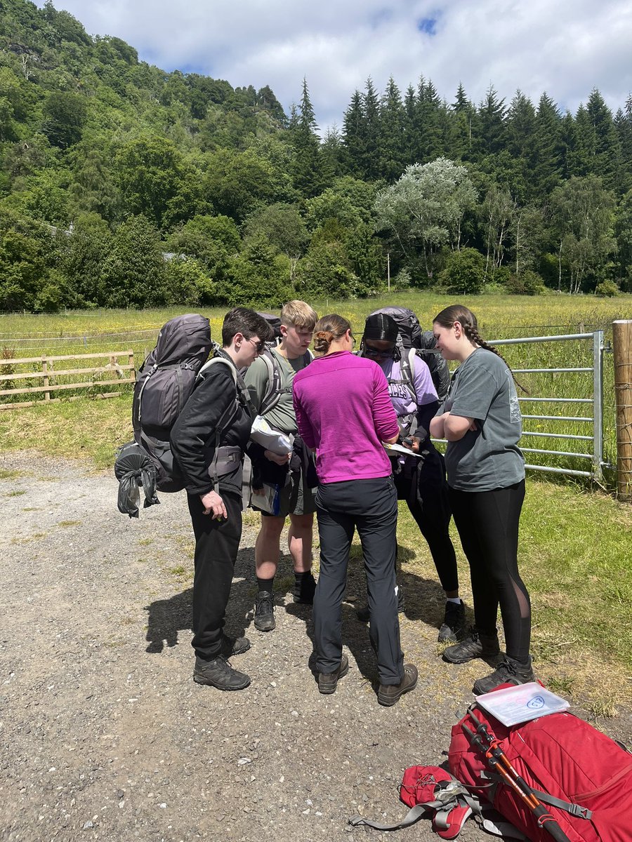 StmmssWA's tweet photo. Well done to Mateusz, Dylan, Caitlin and Maryam! They were awesome on Gold practice expedition wed - Fri! Excellent navigation, efficient camp craft and brilliant team spirit! Well done guys! 🥇@DofEGlasgow https://t.co/CY6Nl3IwX1