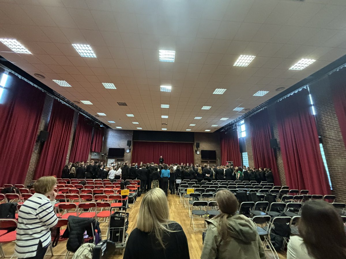 We have pupils from across West Lothian participating in the <a href="/RCStweets/">Royal Conservatoire of Scotland</a> BEd roadshow today! This morning they had a great session on warm ups &amp; body percussion and now into sectionals and full orchestra! #likenowhereelse #musiceducation 🎵