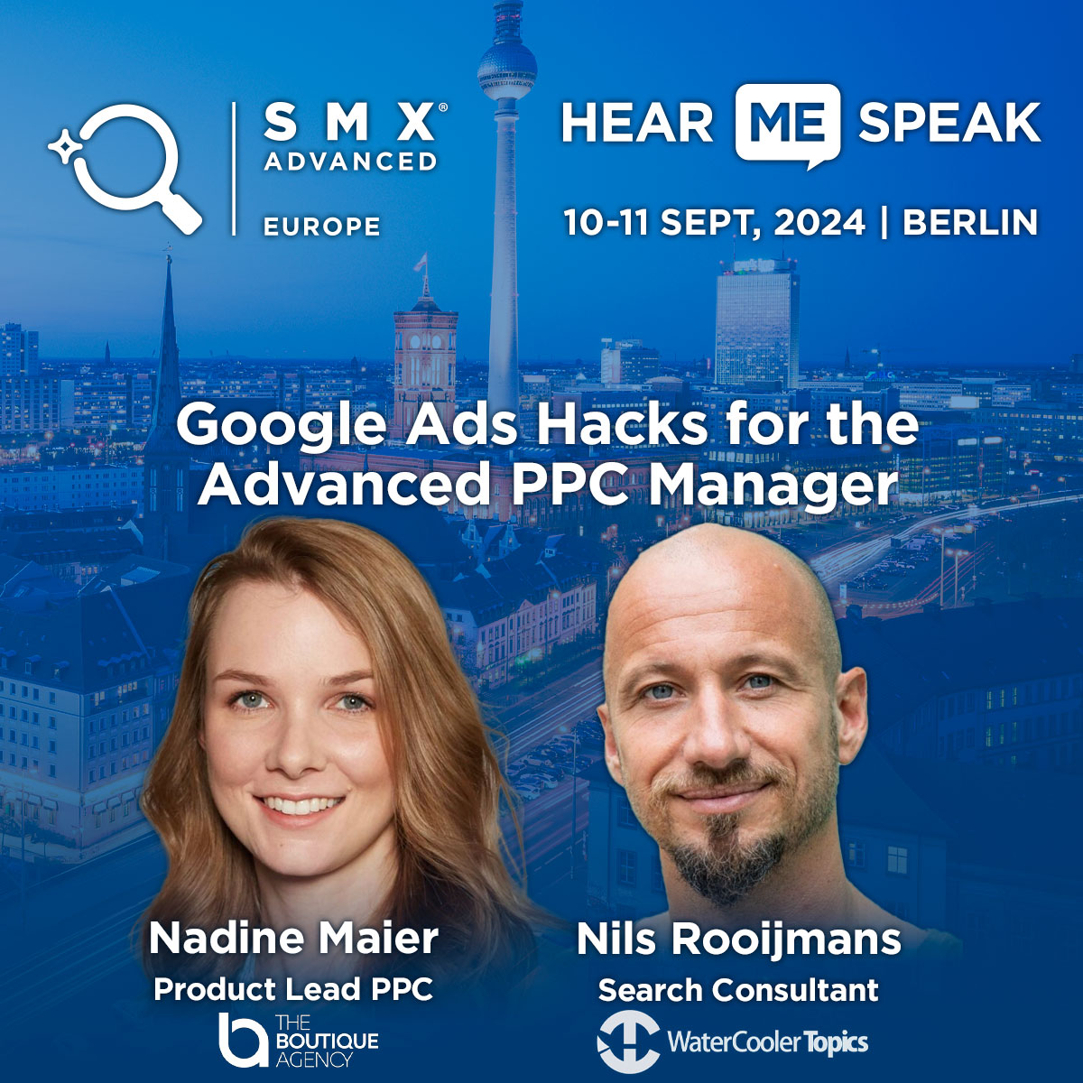 Discover new Google Ads features and tools like Looker Studio and scripts. Nadine and Nils share practical tips to optimize spending and outperform rivals in search marketing.

ow.ly/lGAP50SiMAJ

#smxadvanced #GoogleAds #PPC