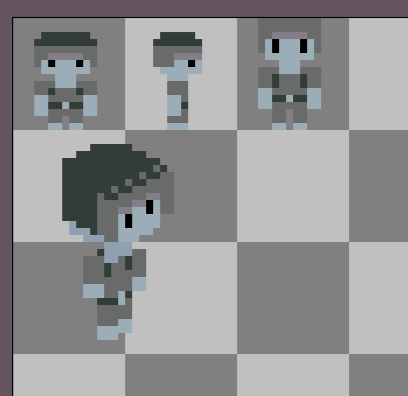Ceri is doing some more practice! trying to design the same character for different perspective games. Which do you like best?
#indiedev
#gamedev
#pixelart
#pixelartpractice
#learningnewthings
#aseprite